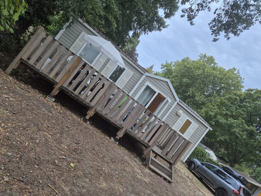 Our mobile home at Le Parc des Allais