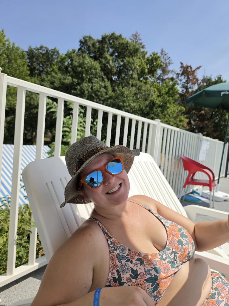 An afternoon by the pool at Le Parc des Allais